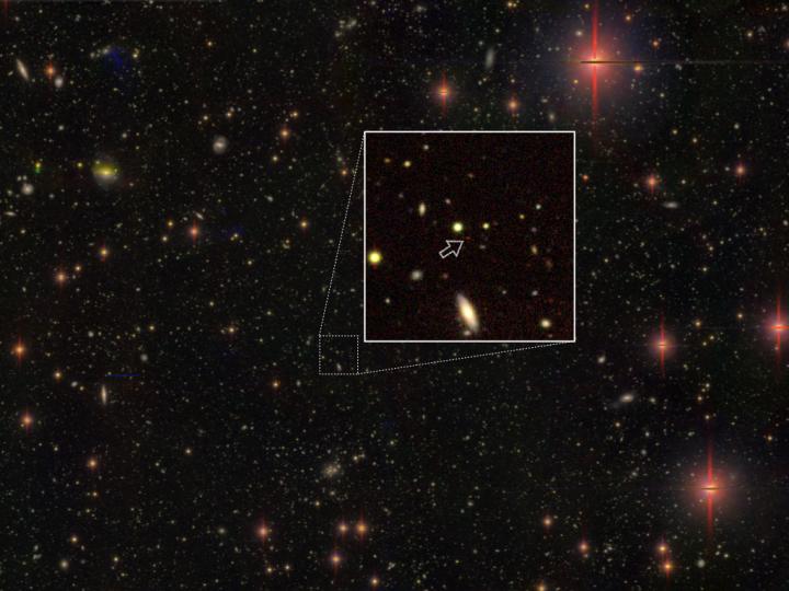 Subaru Telescope Image of Distant Quasar
