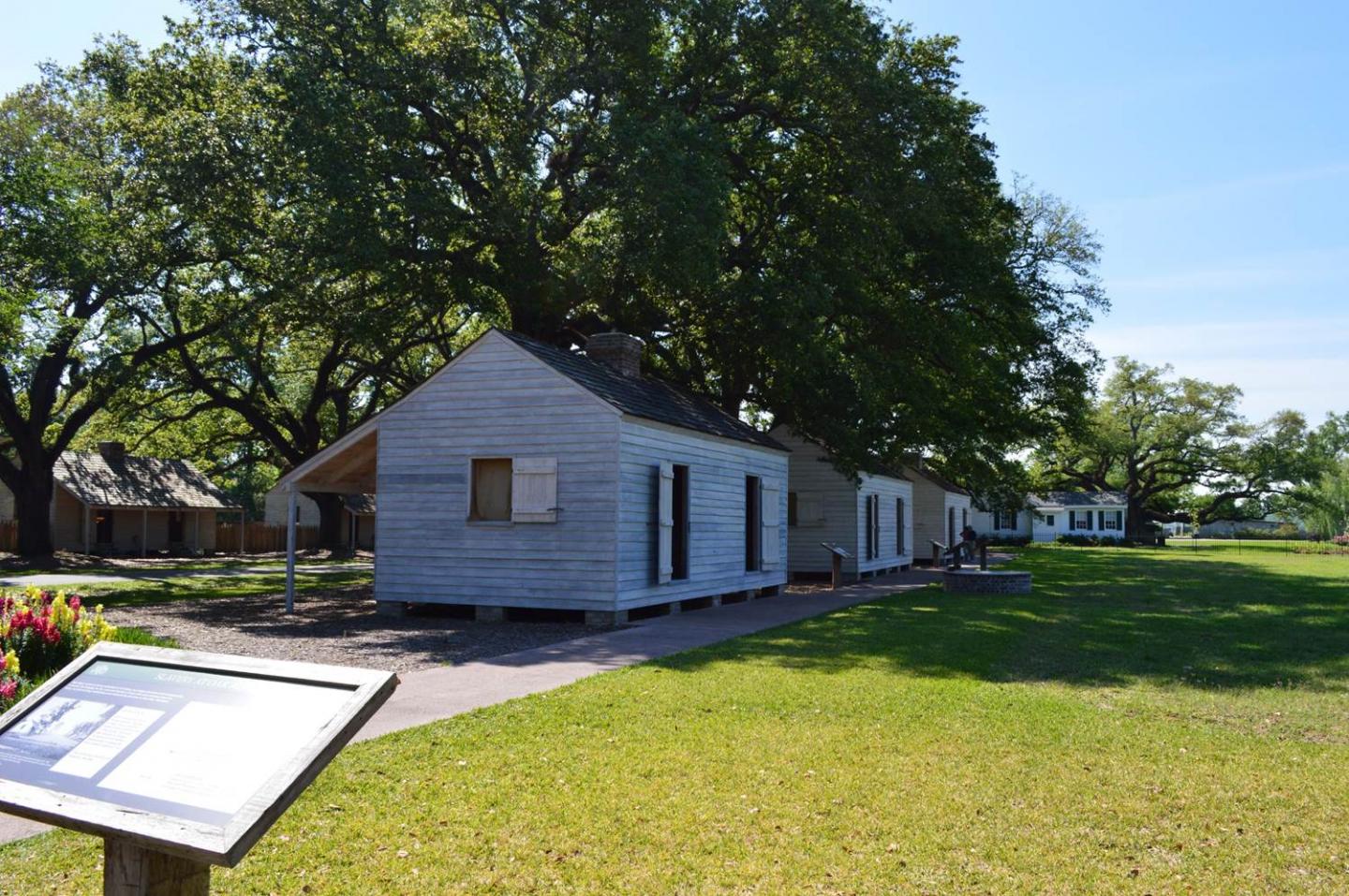 Reconstructed Slave Cabins