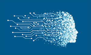 Digital face of particles and circuit lines