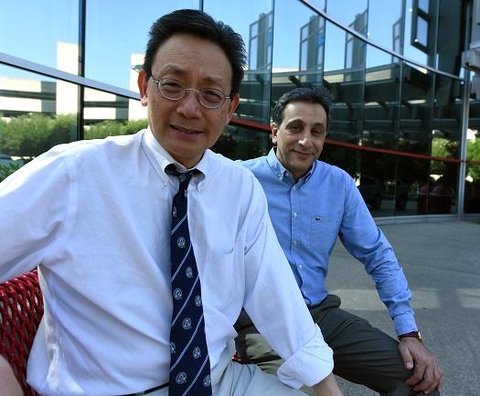 Drs. Jack Yu (left) and Babak Baban