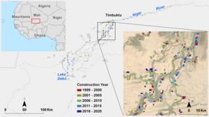 Study sites in Mali