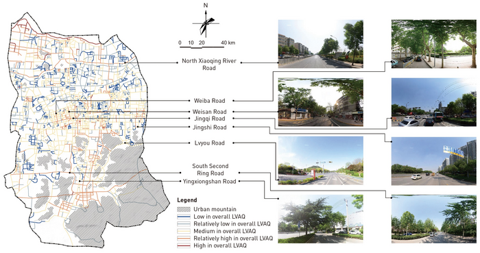 How to improve landscape visual aesthetic effects of street pedestrian spaces in China’s mountainous cities