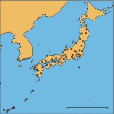 Map of 57 Japonic Languages