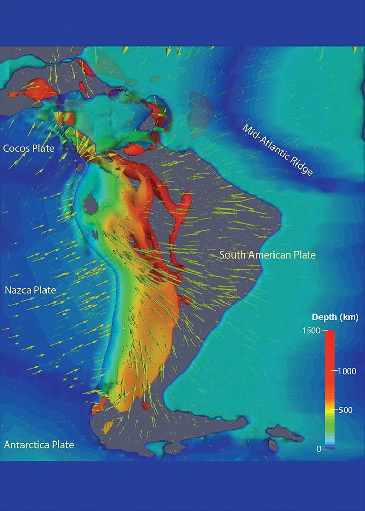 Predicted Tectonic Geometry and Mantle Movement