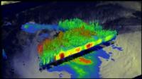 Flyby 3-D View of Tropical Storm Nadine