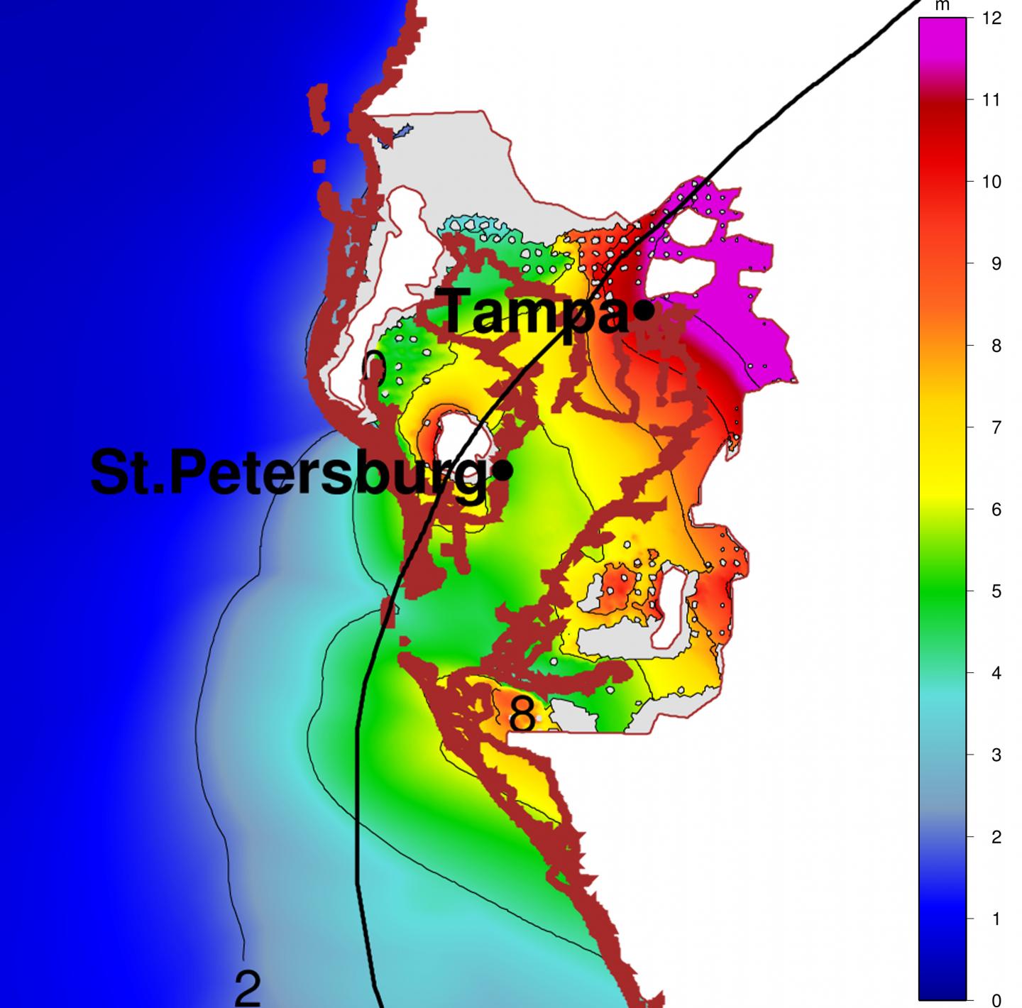 Possible End-Of-Century Storm Surge for Tampa, Florida