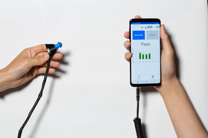 smartphone hearing screening ear probe