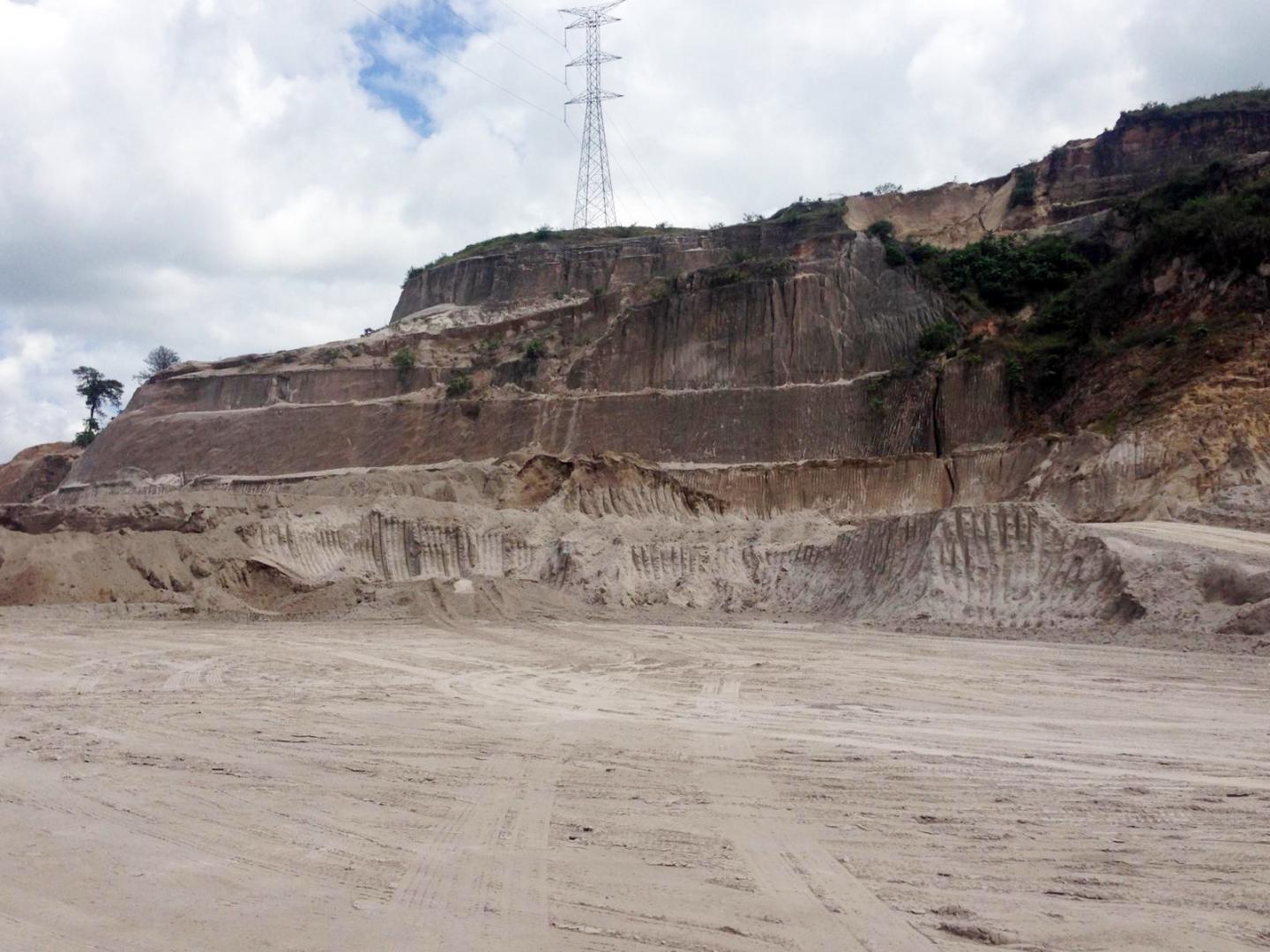 Pozzolan Quarry in Guatemala.
