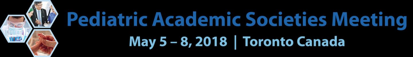 Pediatric Academic Societies 2018 Meeting