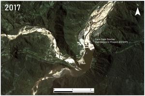 Satellite monitoring in the water catchment area of the Coca Codo Sinclair Hydroelectric Project (CCSHP)