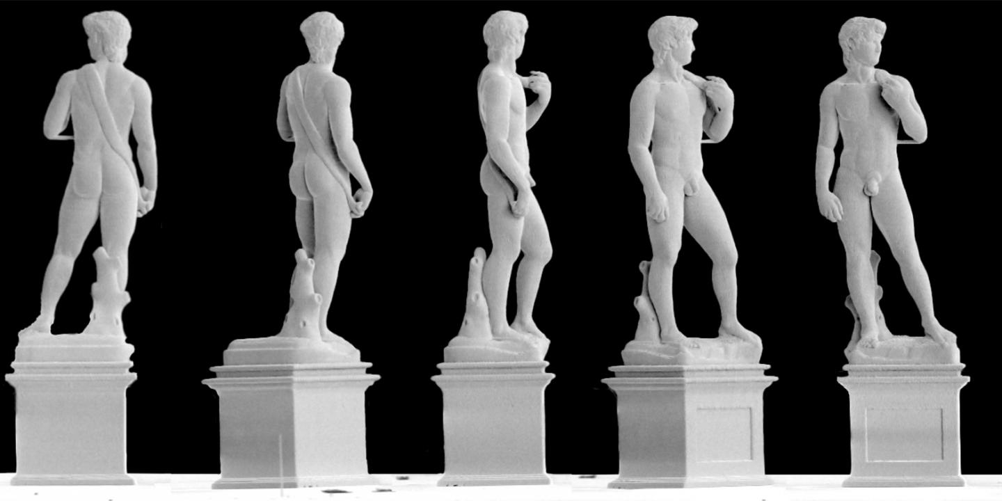 Фигура Давида - образец мастерства и красоты античной скульптуры