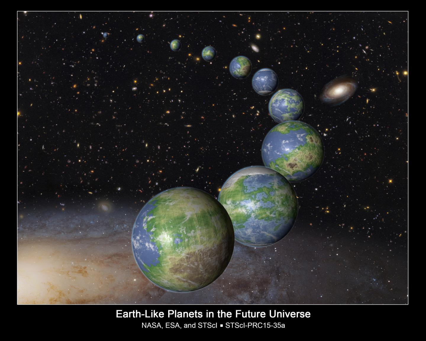 Innumerable Earth-Like Planets That Have Yet To Be  Born