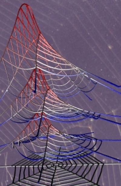 Structural optimization of 3D-printed synthetic spider webs for high  strength