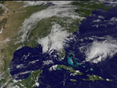 Still of GOES-12 Movie of Tropical Storm Danny