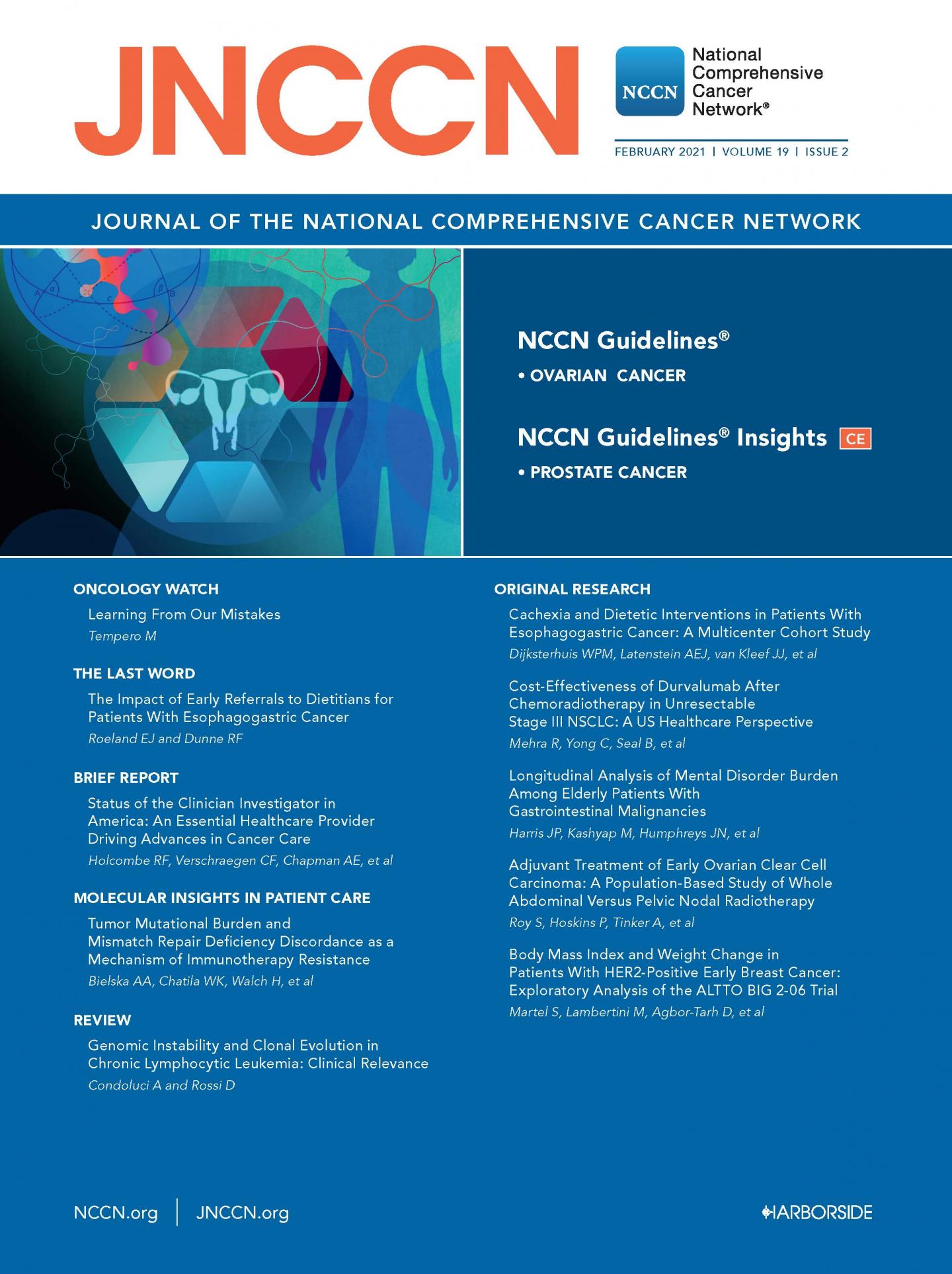 JNCCN February 2021 Cover