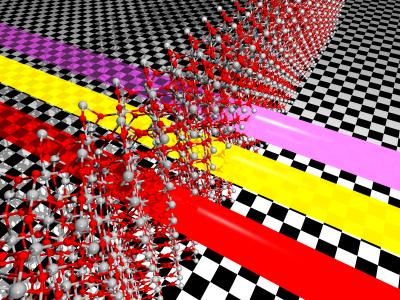 Concept Illustration of Light Absorption in a Transparent Conductor