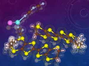 The molecular structures and electron densities revealed in this study (1)