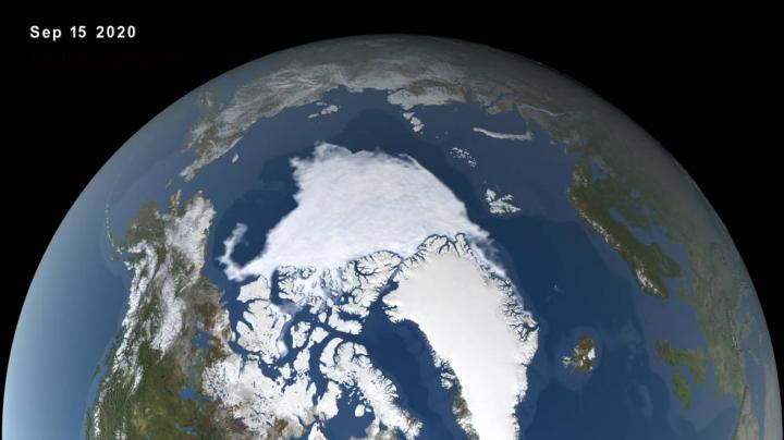 2020 Arctic Sea Ice Minimum at Second Lowest on Record