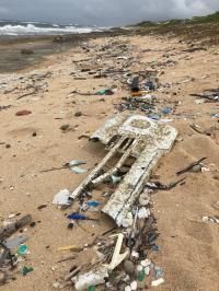 Plastic Pollution on Oahu, Hawaii