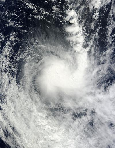 NASA Satellite Image Sees Cyclone Victoria Looking like a 'J' from Space