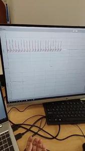 Testing swatches of e-textile material