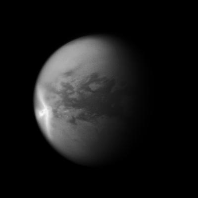 Storm Sweeping Across Titan