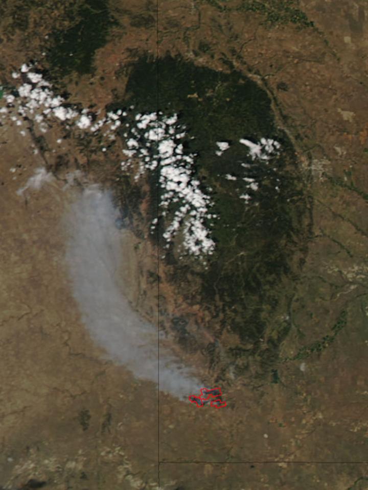 Indian Canyon Fire in South Dakota