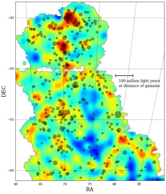 First Dark Matter Map from the Dark Energy Survey