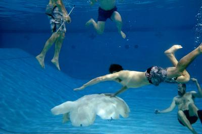 Swimming with the Robotic Jellyfish