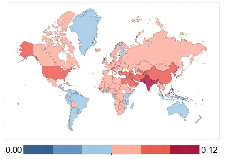 Fraction of Total National Asthma Emergency Room Visits that Are Attributable to Ozone