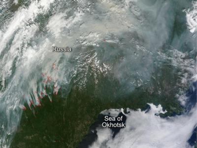 Fires Still Burn in Eastern Russia