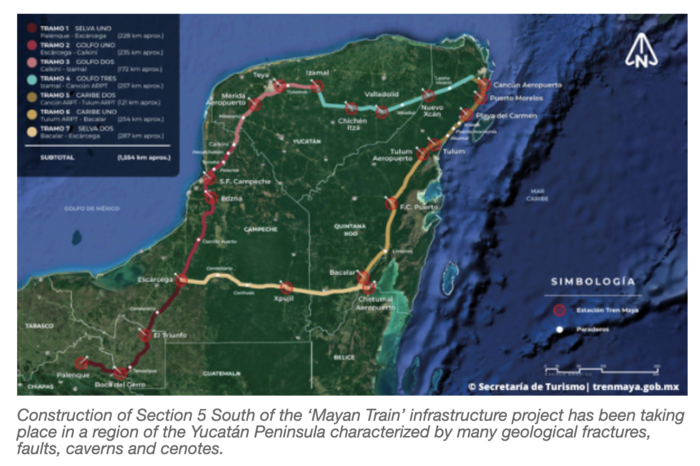 ‘Mayan Train’ infrastructure, Yucatán Peninsula