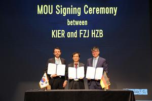 MOU Signing Ceremony between KIER and FZJ and HZB