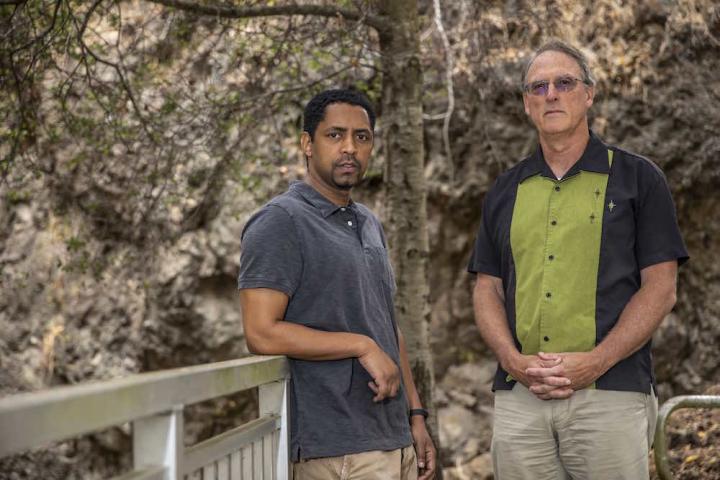 Berkeley Lab Scientists Zelalem Mekonnen and William Riley