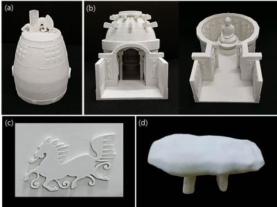 3-D Printed Material Samples