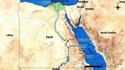 Wadi Of Egypt Map New Evidence Regarding Emerald Production In | Eurekalert!