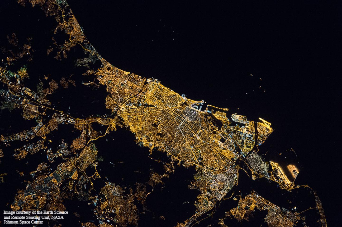 Night Image of Barcelona