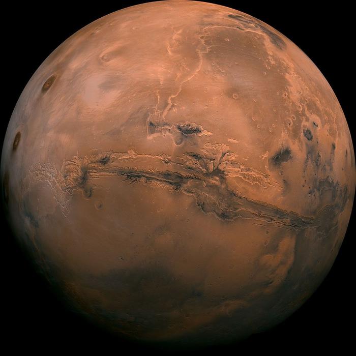 Mosaic image of Mars