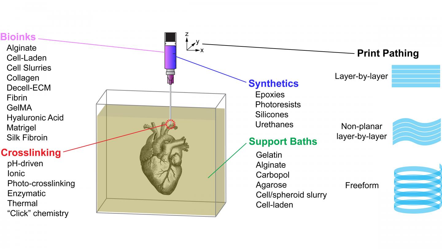 Customizability of the FRESH bioprinting platform