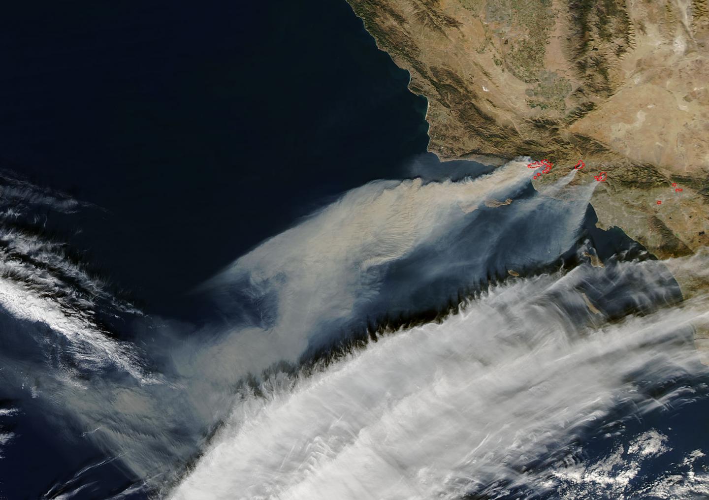 Devil Winds in California Help Flame Huge Firestorm