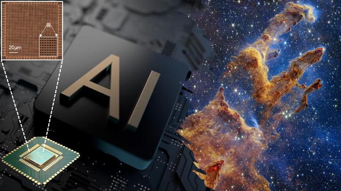 Recreating Pillars of Creation using AI accelerator