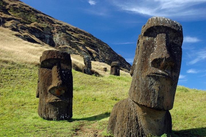 Moai on Rapa Nui