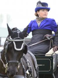 Stefanie Putnam and her Horse, Shadow