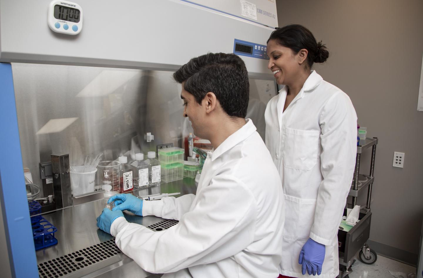 Farhad Farjood and Elizabeth Vargis