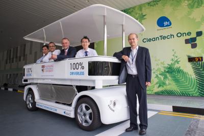 Joint Partners in the Test-Bedding of Singapore's First Driverless Vehicle