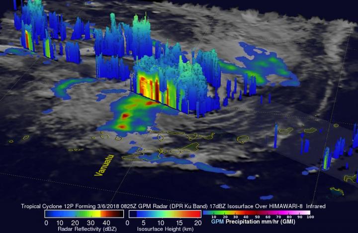 GPM 3-D Image of Hola