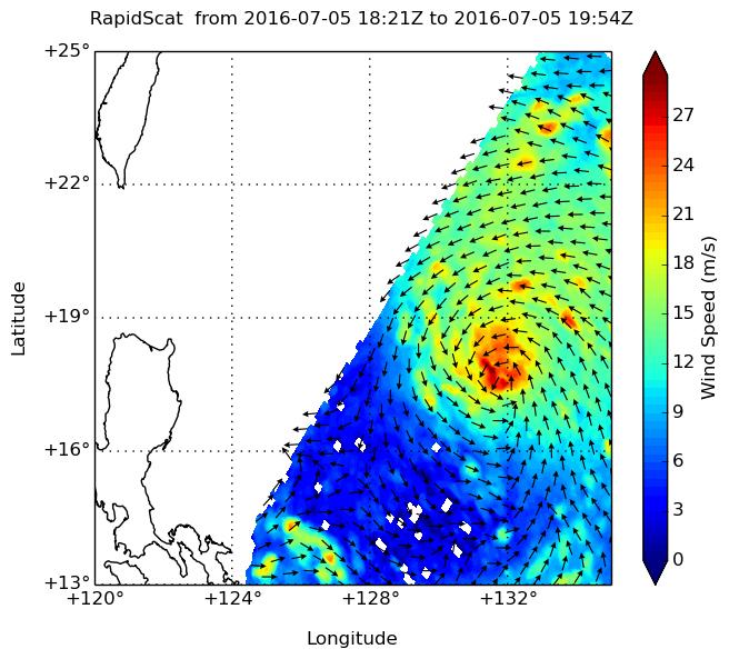 RapidScat Image of Nepartak
