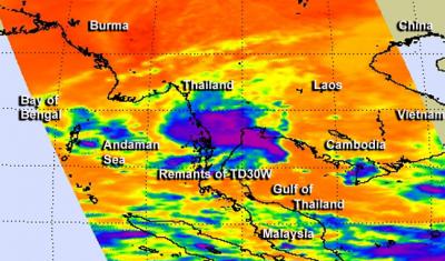 AIRS Image of 30W