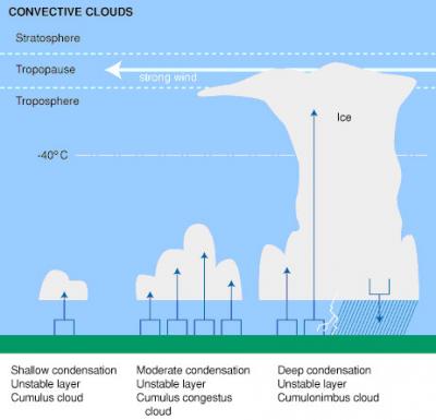 Illustration of Convective Clouds