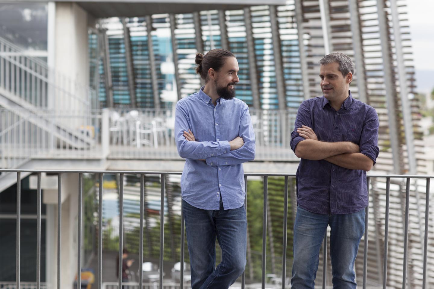 Pedro Gonzalez and Toni Gabaldon, Founders of Microomics